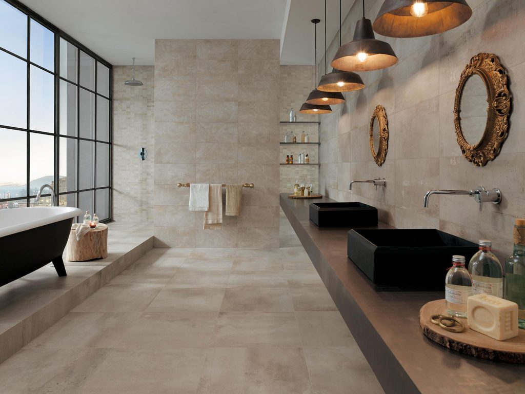 Raffinement et Authenticité : Le Carrelage Effet Pierre dans votre Salle de Bain 6 Raffinement et Authenticité _ Le Carrelage Effet Pierre dans votre Salle de Bain