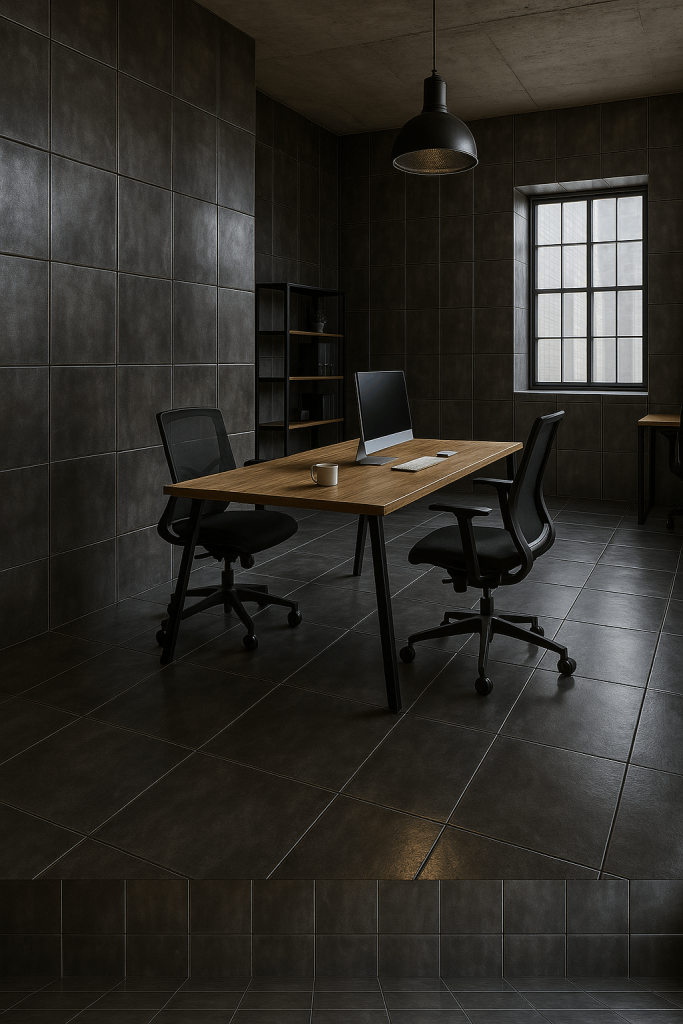 Carrelage Métallique pour un Look Industriel dans les Espaces Professionnels (1)